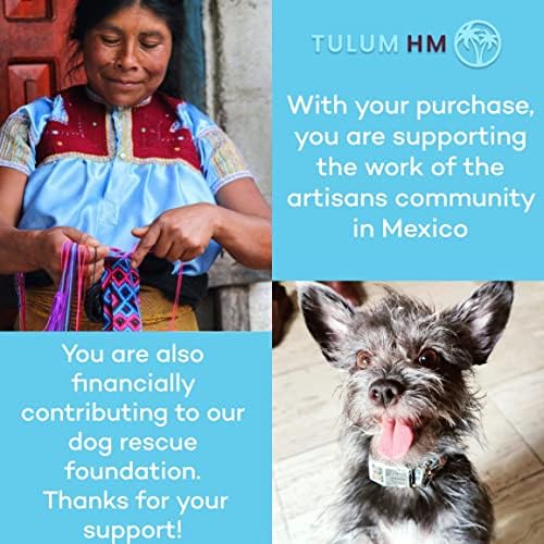 Tulum hm | Colares artesanais mexicanos para cães pequenos, médios e grandes. Durabilidade lavável e de alto desempenho para uso diário.