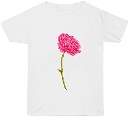 Média Mãe Camisa do Dia das Mães Camisetas Graphic T para mulheres Top de panorama de manga curta Top estampa de animal