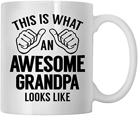 Presentes para o vovô, Melhor caneca de café do avô, presente de aniversário para avós avós 11oz 11oz
