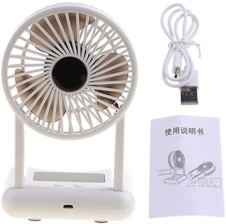 Chengzui Mini Silent Handheld Fan Led Night Light Fan Desktop dobrando pequeno ventilador elétrico ventilador portátil Fanny