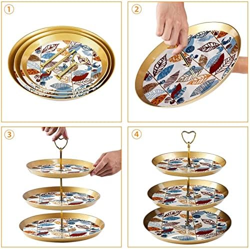 TFCOCFT Sobersert Cup Bolo, decoração de mesa para celebração de festa de aniversário de casamento, deixa as plantas