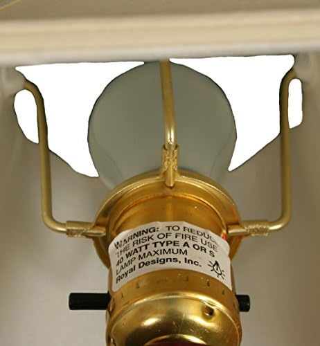 Royal Designs Caramel Alabaster Mini Lamp & Eggshell Bell Bell Bellshade