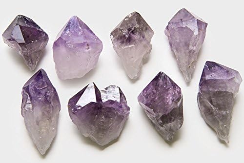 Materiais Hypnotic Gems: 15 PCs AA AMETHYST PONTOS - SM/MED - 1 A 2 Cada - belos suprimentos de pedras preciosas em massa