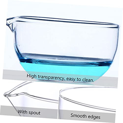 IPLUSMILE 3 PCS Evaporação de prato de vidro transparente de vidro redondo pratos transparentes de vidro de vidro tigela de tigela