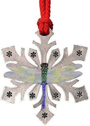 Presente de ornamento pendurado com cordão de cobre artesanal com pendura para árvores e grinaldas de férias de Natal -