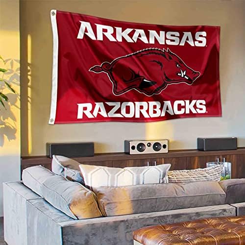 Flags e Banners College Co. Arkansas New Logo Flag