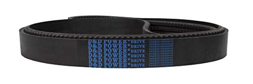 D&D PowerDrive 5VX530/03 Corrente de substituição padrão métrica, 5VX, 3 bandas, 53 de comprimento, borracha