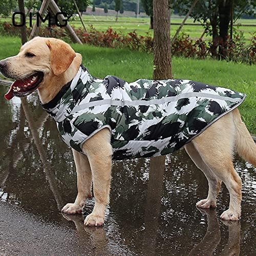 Autumn inverno quente cães grandes roupas labrador pug jaqueta de cachorro impermeabilizada tira refletora de cachorro grande