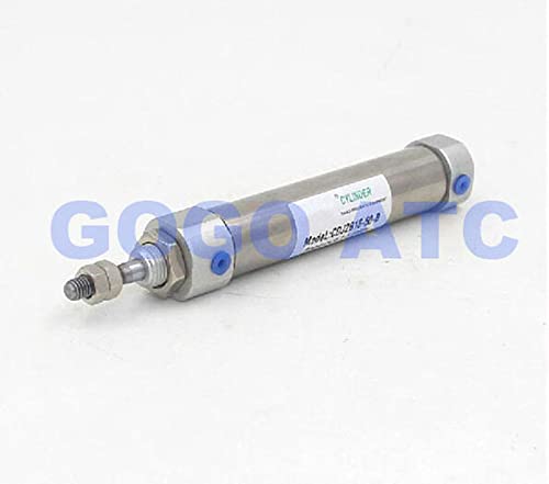 Cilindro de gás de aço inoxidável Brea de 12 mm de acaso de 150 mm CDJ2B12-150-B Dupla cilindro pneumático de ação dupla