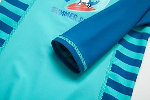 Bonverano TM Menino Infantil UPF 50+ Proteção solar L/S One Piece Zip Sun Suit…