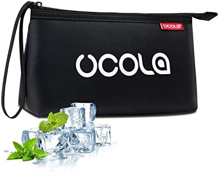 Ucola lanche congelável para lanche pequeno bolsa de lanche pequena bolsa isolada sanduíche bolsa de lancheira congelada, lanchonete congelável para viagens de trabalho, mini lanchonete adequado para iogurte.