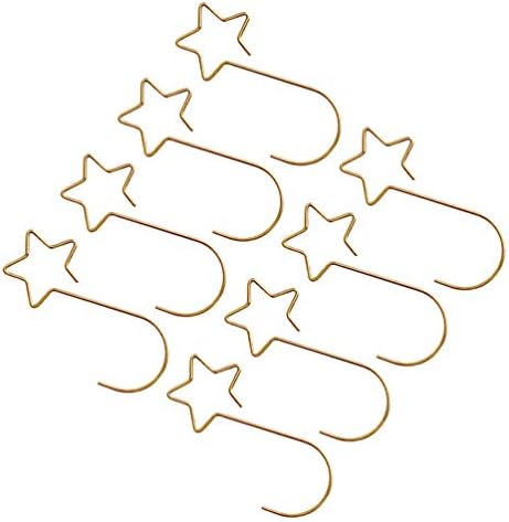 Ganchos de pão de kesyoo ganchos de ornamentos de 60pcs garça de grinaldas douradas cabides de plantador de parede cabides para a porta da frente decoração de Natal metal sobre a porta
