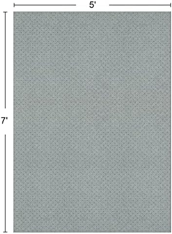 Linla Dual Surface Felt+Rubrote de borracha PAD, 5'x7 ', 1/4 de espessura e forte almofada de amortecimento, anti-skid