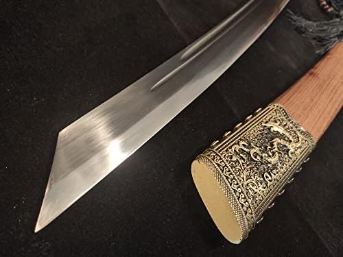 GLW espada artesanal chinesa kang xi espada de sabre nítido ao ar livre ao ar livre faca de batalha Broadsword