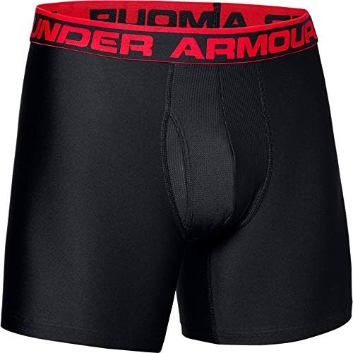 Under Armour Men's Série original de 6 polegadas Boxerjock Boxer Briefs- 2 pacote