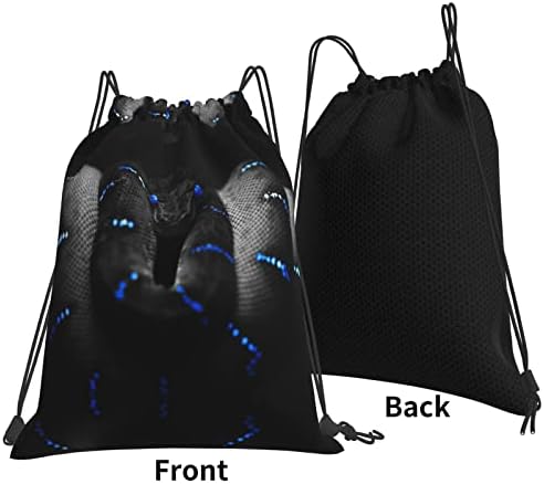 ASELO 3D Snake Smach de mochila de ginástica à prova d'água para homens e mulheres, esportes Daypack de viagem de ginástica