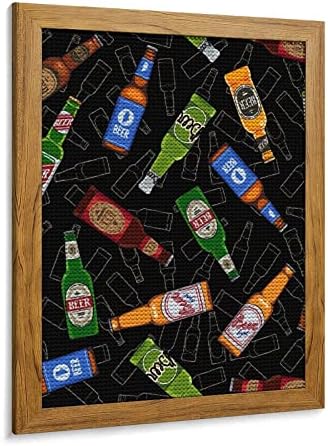 São Patrick's Beer Drinking Bottle Diamond Art Painting redonda kits de imagem completa para decoração de quarto de parede com quadro com quadro