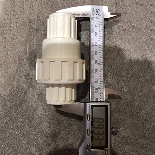Topbathy 1 PC 1/2 polegada PVC Mini válvula de retenção de bola durável para umidificador de máquina de gelo aquário