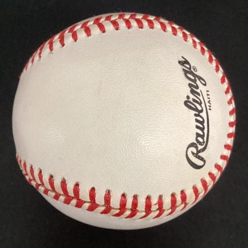 Carl Hubbell assinou o beisebol Bart Giamatti Autograph Hof JSA Loa Orb muito branco - Bolalls autografados