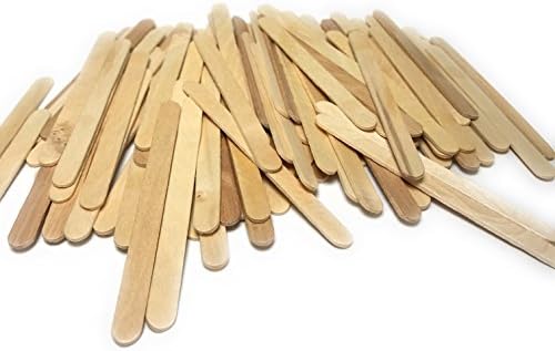 palitos de picolé de madeira Palmetto - palitos de artesanato - 4,5 de comprimento