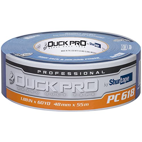 Shurtape Duck Pro Professional Grade, fita adesiva de pano de cor industrial para codificação de cores industriais, HVAC e automotivo,