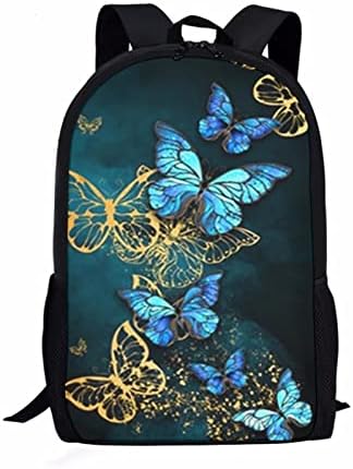 Mochila Snilety Kids para crianças material escolar para crianças, Butterflies Butterflies Design Primary Book Bag