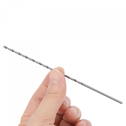 UXCELL 10 PCS 2MM MINI Micro Twist Bits, broca de haste de aço de alta velocidade, broca extra longa de 120 mm para liga de alumínio