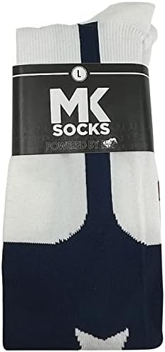 Meias mk meias premium knit beisebol softball EUA estrel estribo joelho meias altas
