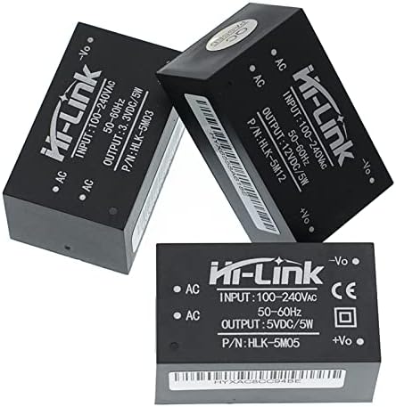 NHOSS HLK-5M05 HLK-5M03 HLK-5M12 5W AC-DC 220V a 12V/5V/3,3V BUCK PASSE PARA OUTO DO MODULO DE PODERAÇÃO CONVERTOR