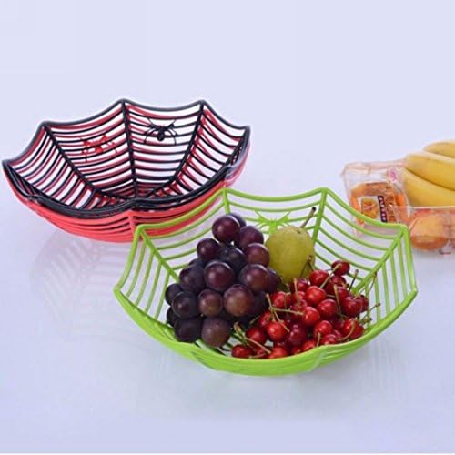 NPLE-Halloween Candy Fruits Spider Spider Spider Spider Web Party Decor Kitchen