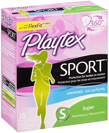 Tampões de plástico Playtex Sport Undes Scentred Super