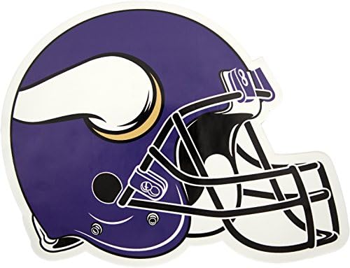 Ícone Aplicado, NFL Minnesota Vikings Decalque de capacete ao ar livre