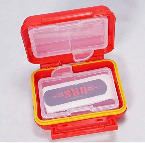 Caixa de entrada BRS 3.0 Caso utilitário vermelho de uso vermelho | Compartimentos removíveis divididos versáteis para parafusos e peças de reposição | Estojo durável com trava segura e selo de borracha resistente à água