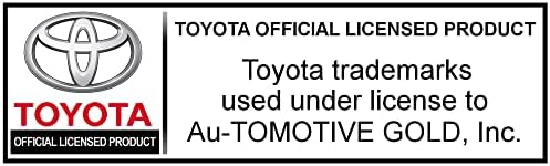 AU TOMOTIVE GOLD, INC. Logotipo de impressão UV no quadro da placa de policarbonato de policarbonato preto compatível com Toyota Trd Pro