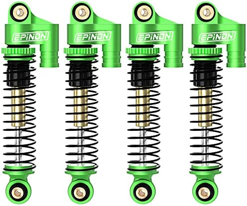 Epinon Todos os choques dianteiros e traseiros de alumínio para FMS Rochobby Eazyrc 1/24 FCX24 1/18 Toyota Land Cruiser/Hilux/FJ