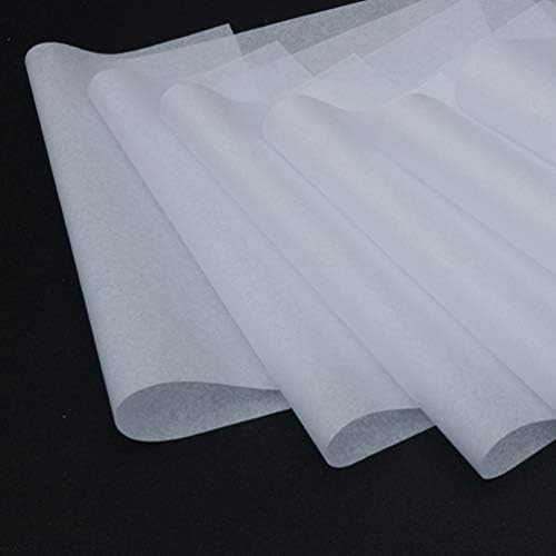 Toyandona 100pcs papel transparente papel de pergaminho de papel rastreamento de papel artistas de papel para marcadores