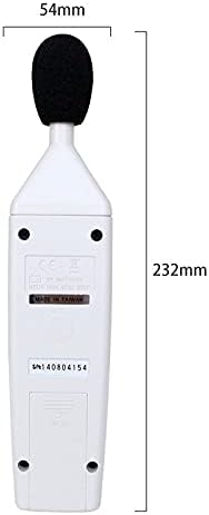 SDFGH Handheld Digital Ruído Som Nível de som Medidor ， Instrumento de medição do testador de ruído Decibel