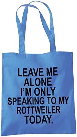 Rottweiler Gifts for Dog Lovers Proprietários - sacolas - bolsa de compras reutilizável - algodão - deixe -me em paz