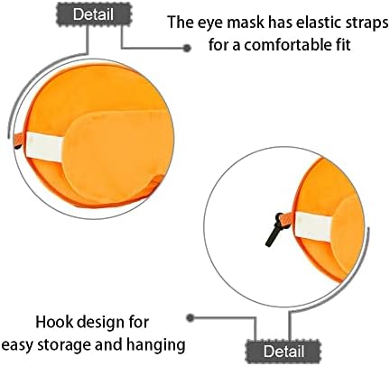 Yongxiangpeng máscara ocular e travesseiro de pescoço, máscaras de sono apagador