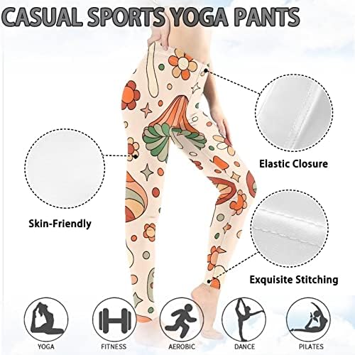 Calças de ioga de glomenada para mulheres trepadeiras de treino total perneiras de calça esportiva macia de cintura alta