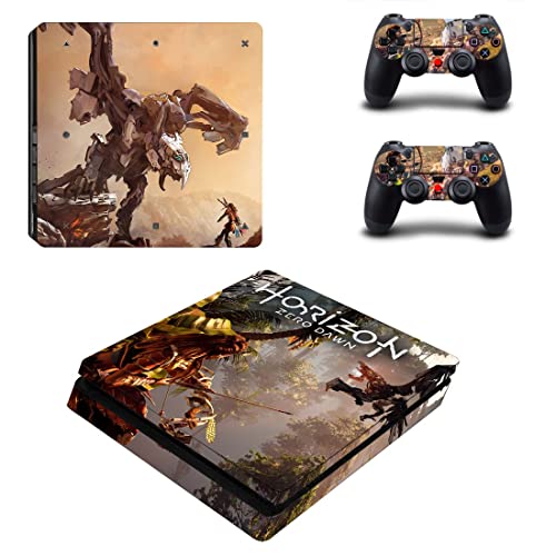 Game Horizonet Zero West Aloy PS4 ou Ps5 Skin Skin para PlayStation 4 ou 5 Console e 2 Controllers Decal Vinyl V12391