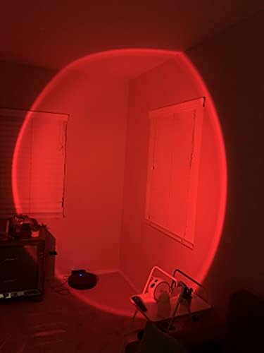 Kenzada USB Sunset Lâmpada Projeção/ Projector Sunset Rotação de 180 graus para fotografia, festa, decoração de casa, luz noturna.