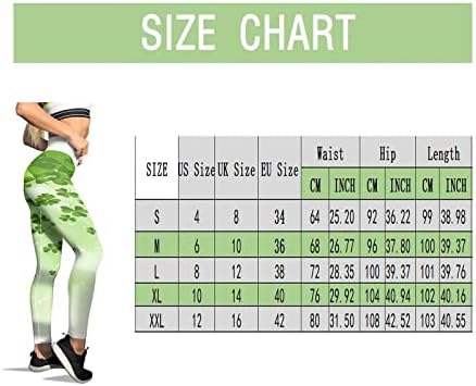 Calças de ioga com bolsos para mulheres bandeira dos EUA Imprimir calças elásticas de ioga de cintura alta Controle atlético