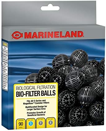Bolas de filtro de bioneração da Marineland, suporta filtração biológica de aquário, se encaixa em todos