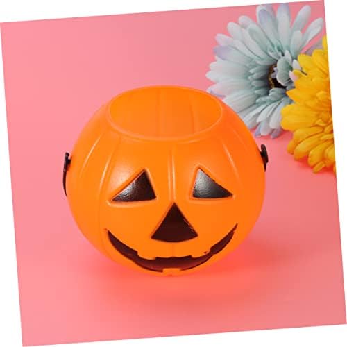Nolitoy Candy pratos para crianças decorativas para recipiente de lanches decoração de halloween luzes de abóbora