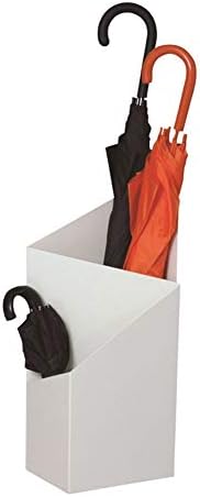WXXGY Holder-Storage para 6-8 guarda-chuvas com bastões de ferro comercial de bastões para entrada de escritório de restaurantes/branco