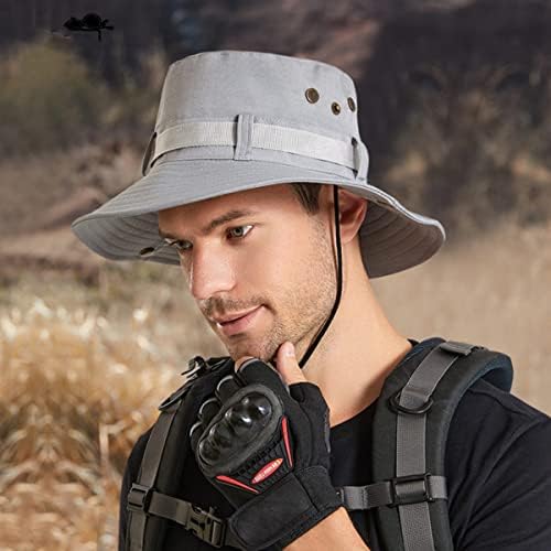 JTJFIT 2 peças Boonie Sun Hat Cap com proteção UV para caminhadas de praia Camping para homens mulheres
