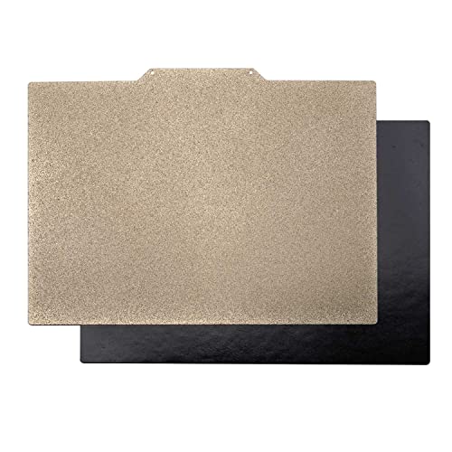 Plataforma de aço flexível de folha de joxyo pei com superfície de PEI de dupla face texturizada e fundo magnético com adesivo 270x200mm/ 10.6x7,8 polegadas para qi x-plus