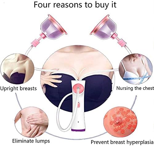 Máquina de ampliação de beleza do peito Zhym, massageador de mama elétrico, promova o crescimento da mama sutível para seios planos,