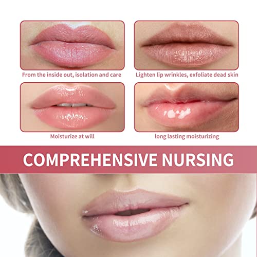 Lip Plumper que dura o óleo Lip Lip Lip todo o dia é seco e rachado hidrata e dessalinata linhas labiais hidratam os lábios e impede que o lábio de 7,5 ml de lanolina